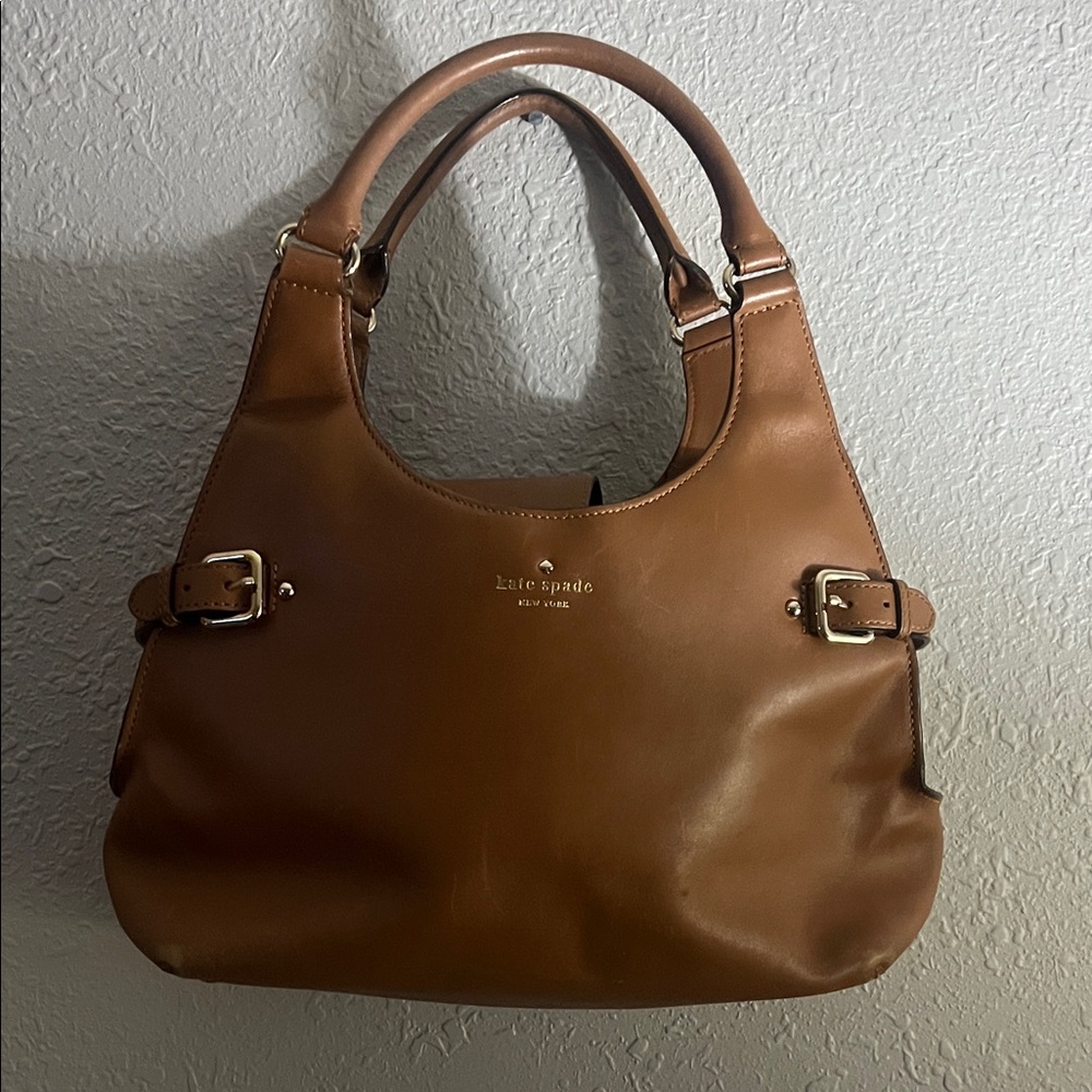Kate Spade Tan Leather Shoulder Bag